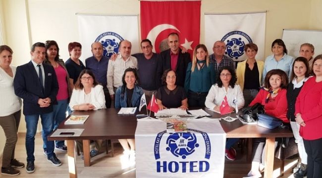 Housekeeperlar yeni başkanlarını seçti.