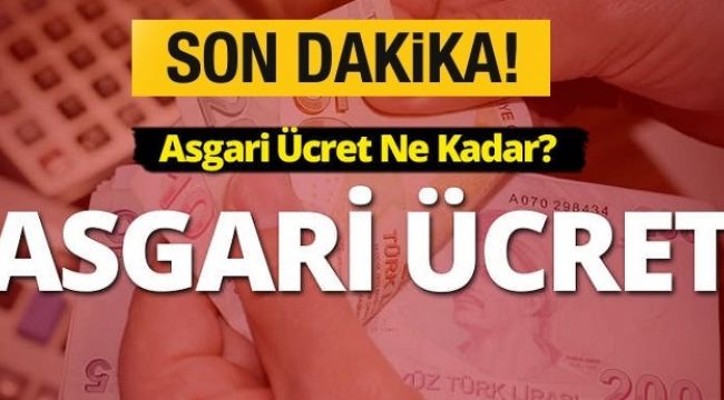 Asgari Ücret Rakamı Belli Oldu