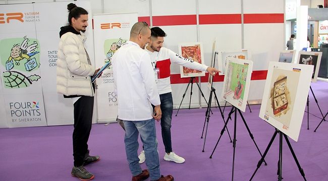 Ödüllü karikatürler HORECA Fuarı'nda sergileniyor