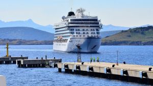 Bodrum Cruise Port Viking Sea gemisini ağırladı 