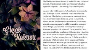 Kitap önerilerinde bu hafta Çiçek Kokusu !