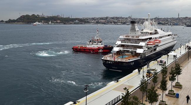 SeaDream II gemisi istanbul'a demirledi 