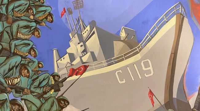 Surlariçi Şehir Müzesi Kıbrıs Barış Harekatı’nı tavan resimleriyle yaşatıyor 