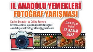 Anadolu Yemekleri Fotoğraf Yarışması Başlıyor