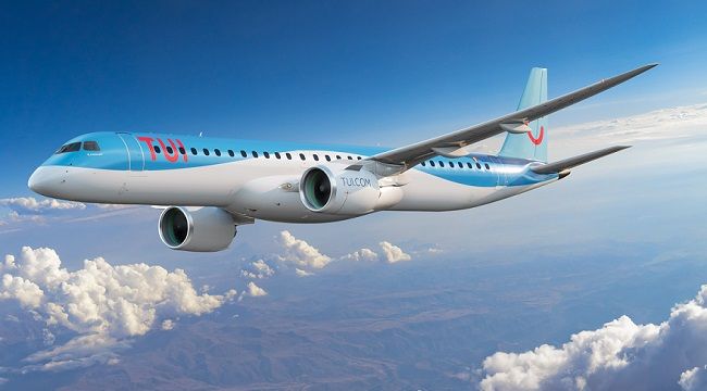 TUI FLY BELÇİKA FİLOSUNU EMBRAER'İN E195- E2 MODELİ İLE GÜÇLENDİRDİ !