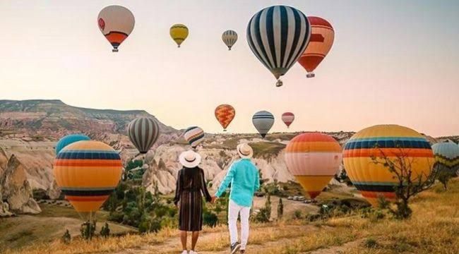 KAPADOKYA MUHTEŞEM GÜZELLİĞİ İLE DÜNYAYI KENDİNE HAYRAN BIRAKMAYA DEVAM EDİYOR! 