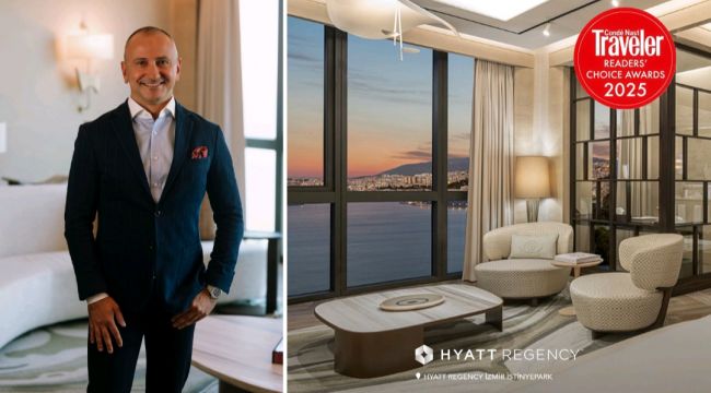  HYATT REGENCY İZMİR İSTİNYEPARK TÜRKİYE’NİN EN İYİ OTELLERİ ARASINDA DÜNYA SAHNESİNDE