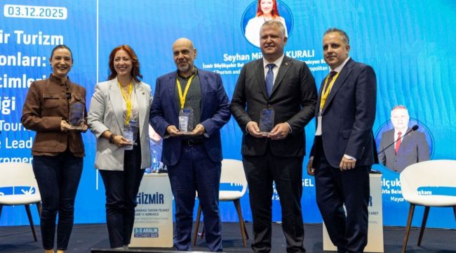 İzmir Büyükşehir Belediyesi'ne Turizm alanında önemli ödül