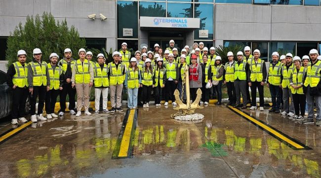 QTerminals Antalya, Geleceğin Denizcilik Profesyonelleri Ağırladı