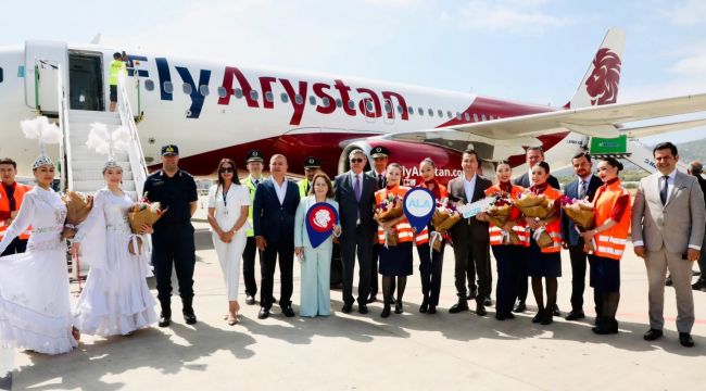 GAZİPAŞA-ALANYA'DAN ALMATI VE ASTANA'YA UÇUŞLAR BAŞLADI !
