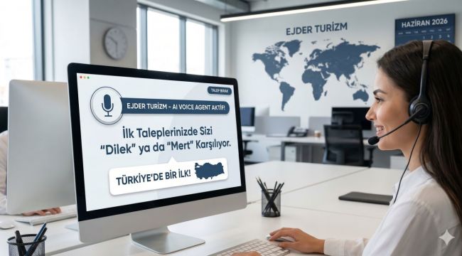 EJDER TURİZM YAPAY ZEKA SESLİ ASİSTANLARI DEVREYE ALDI !