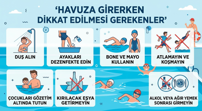 Havuza Girerken Dikkat Edilmesi Gerekenler